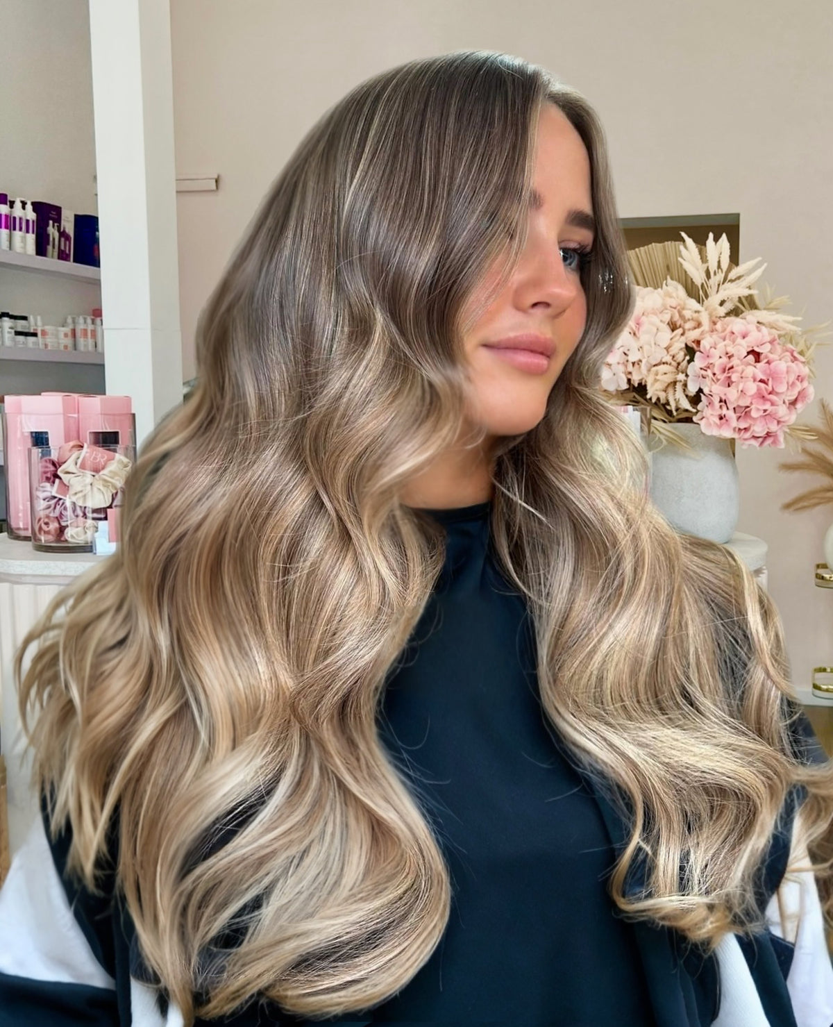 Mini weft in champagne, marsbar and mushroom
