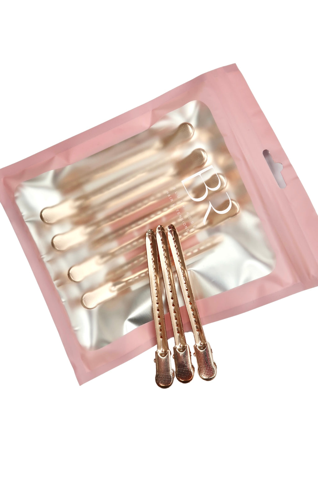 Blush Rose Sectioning Clips